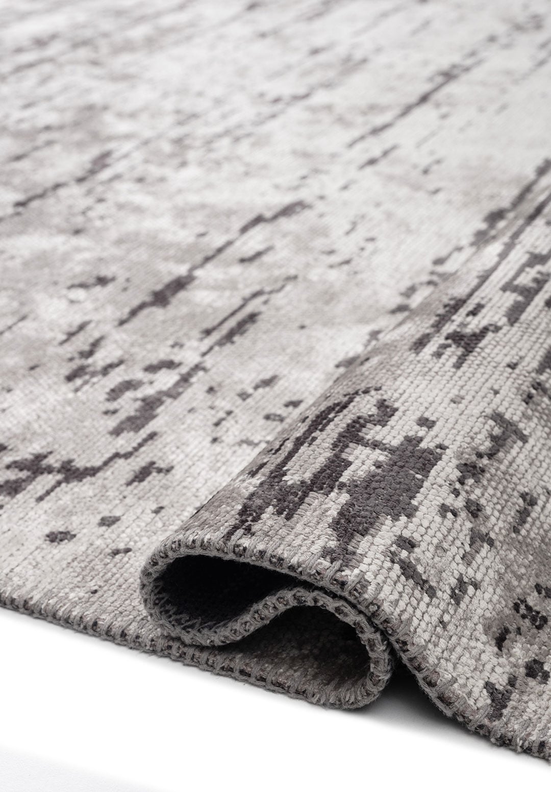 WIND CHARCOAL - LIGHT GREY RUG - 2