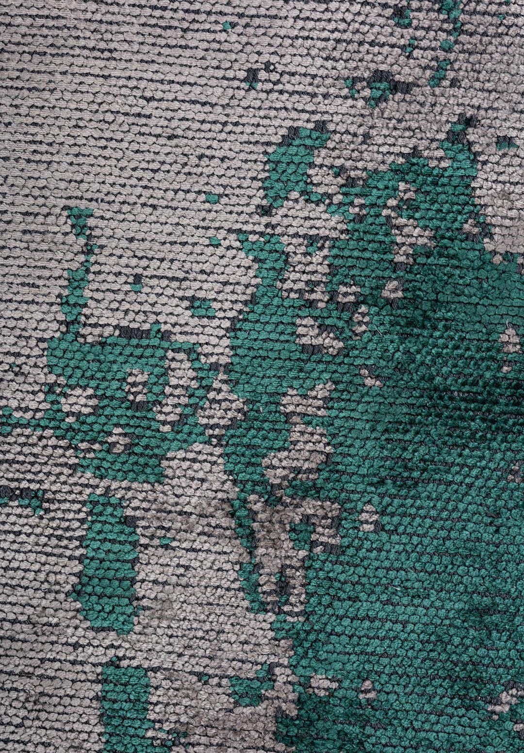 PAINT DARK GREEN - GREY RUG - 5