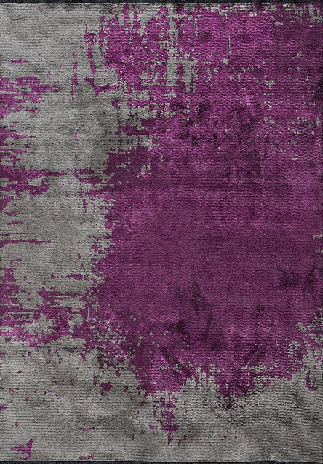 PAINT PURPLE - GREY RUG