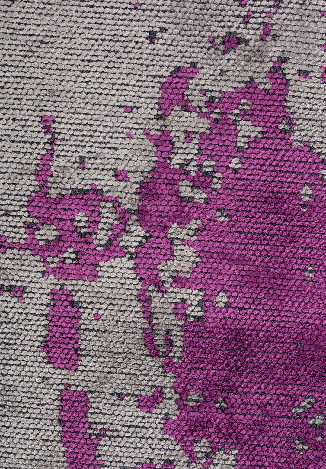 PAINT PURPLE - GREY RUG - 5