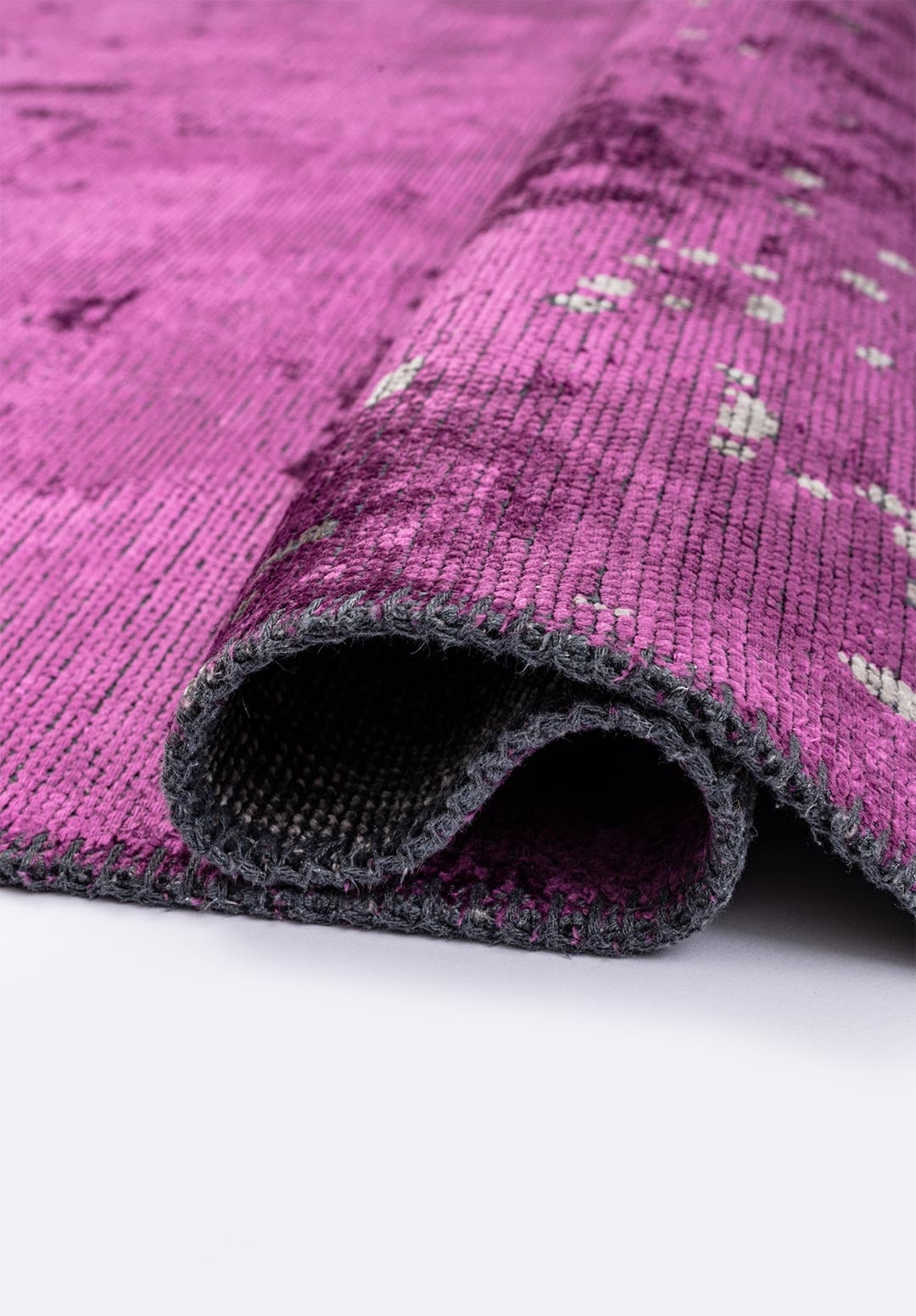 PAINT PURPLE - GREY RUG - 2