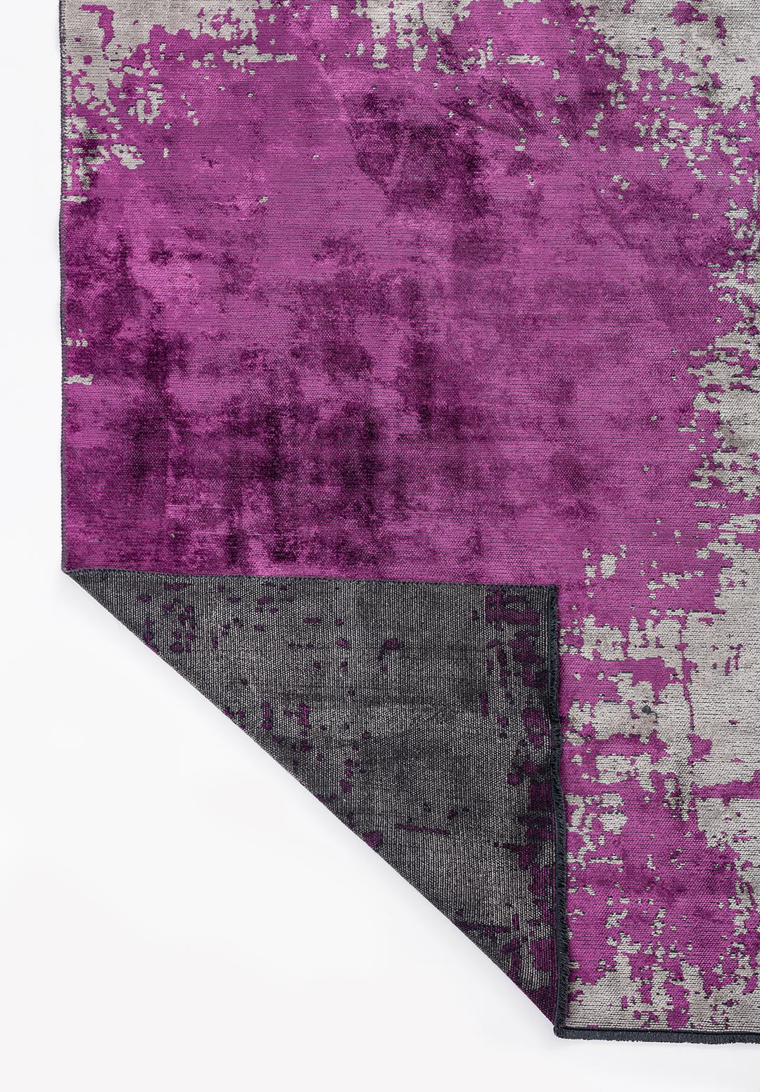 PAINT PURPLE - GREY RUG - 3