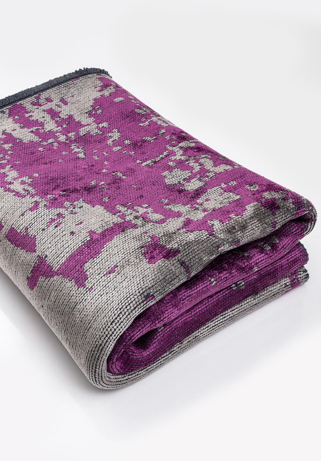 PAINT PURPLE - GREY RUG - 4