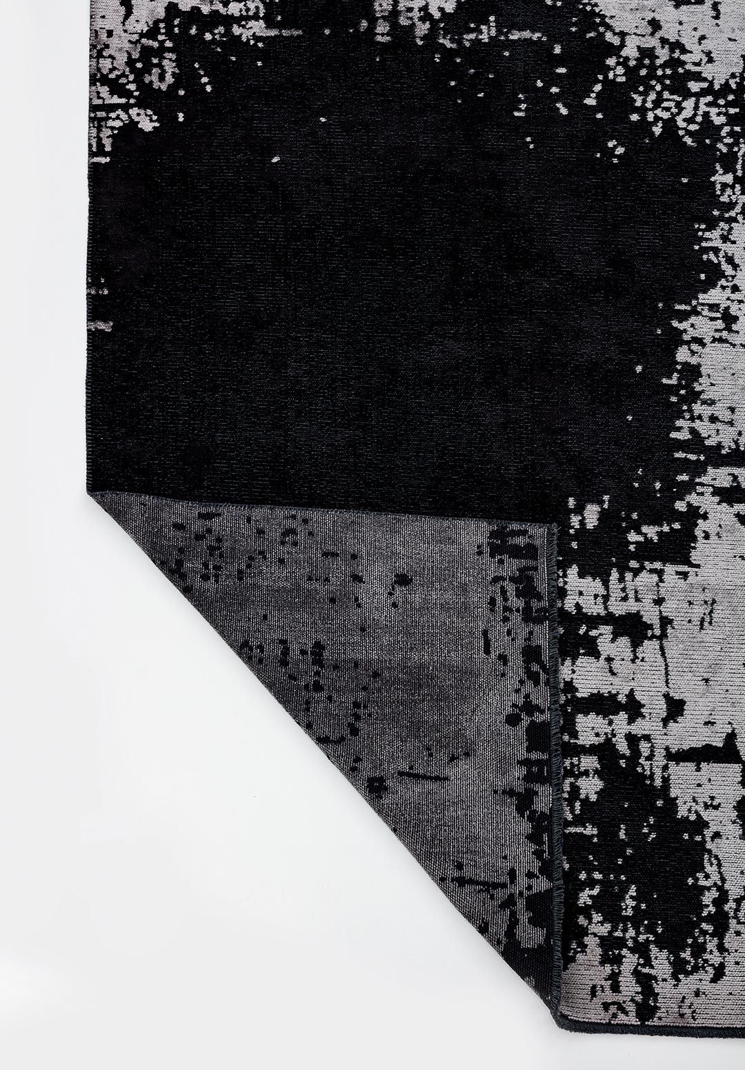 PAINT BLACK - LIGHT GREY RUG - 3