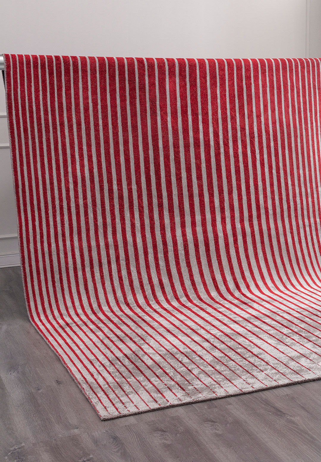 NEXUS RED - LIGHT GREY RUG - 4