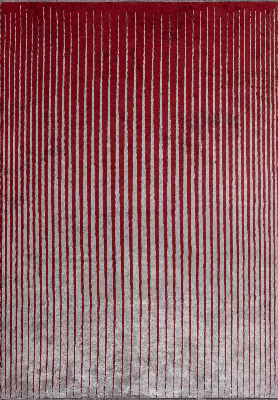 NEXUS RED - LIGHT GREY RUG - 1