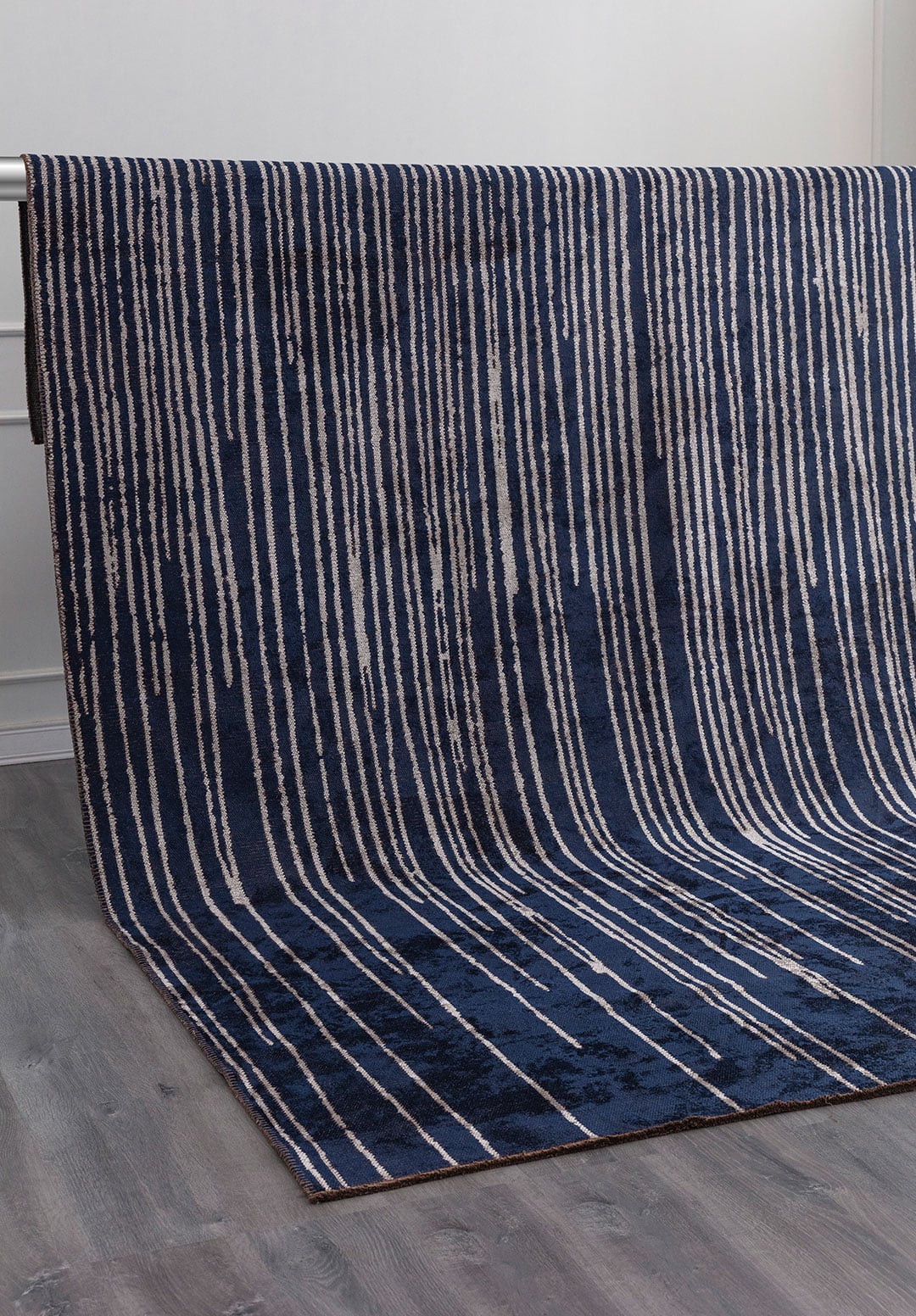 LUMOS DARK NAVY - LIGHT GREY RUG - 4