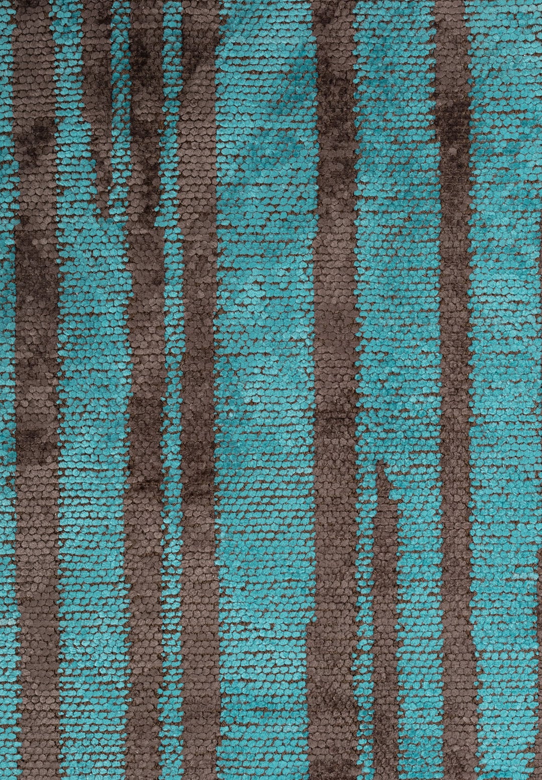 GRAVITY DARK MINK - TURQUOISE RUG - 5
