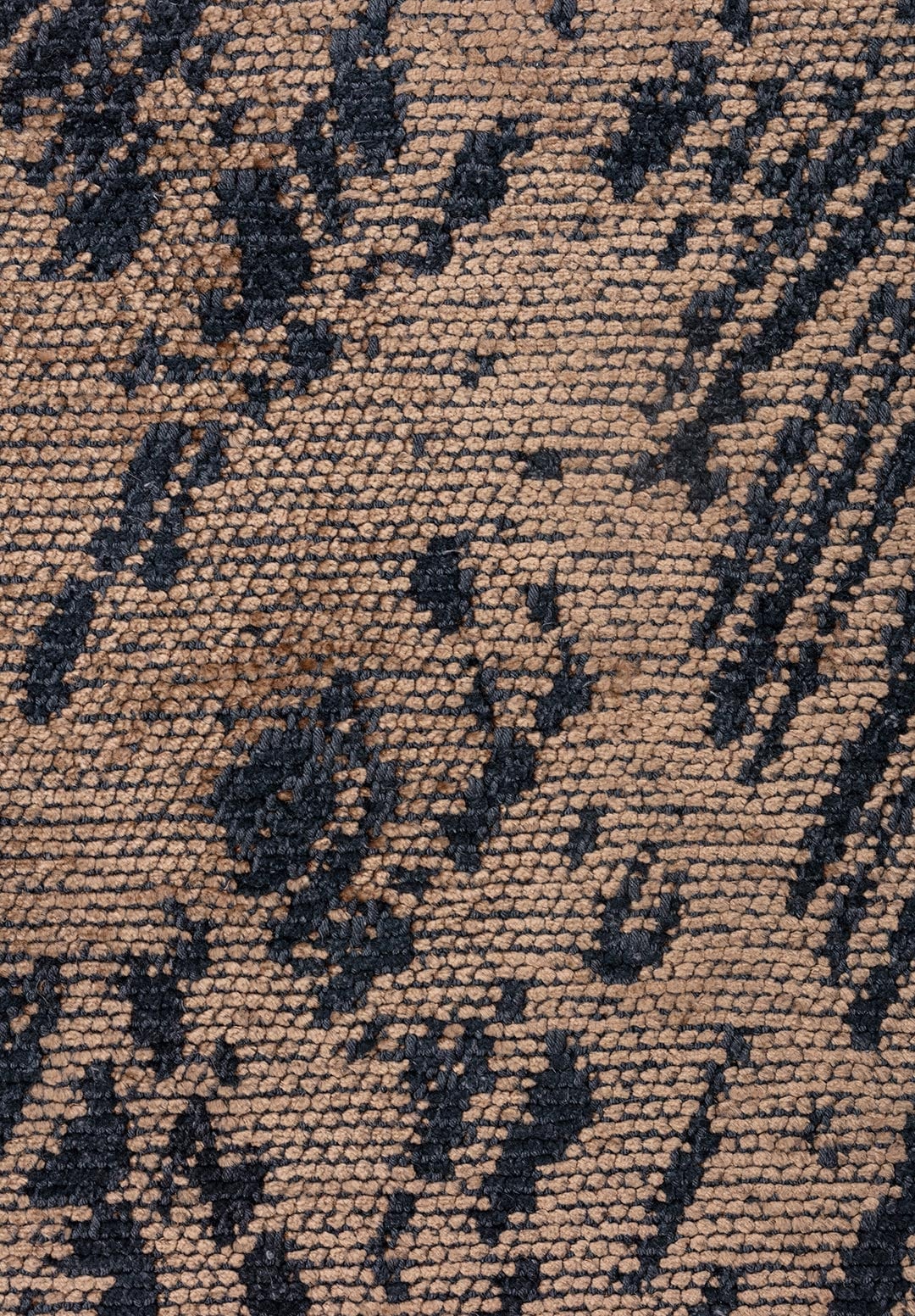 RUSTIC DARK BEIGE - MATTE BLACK RUG - 5