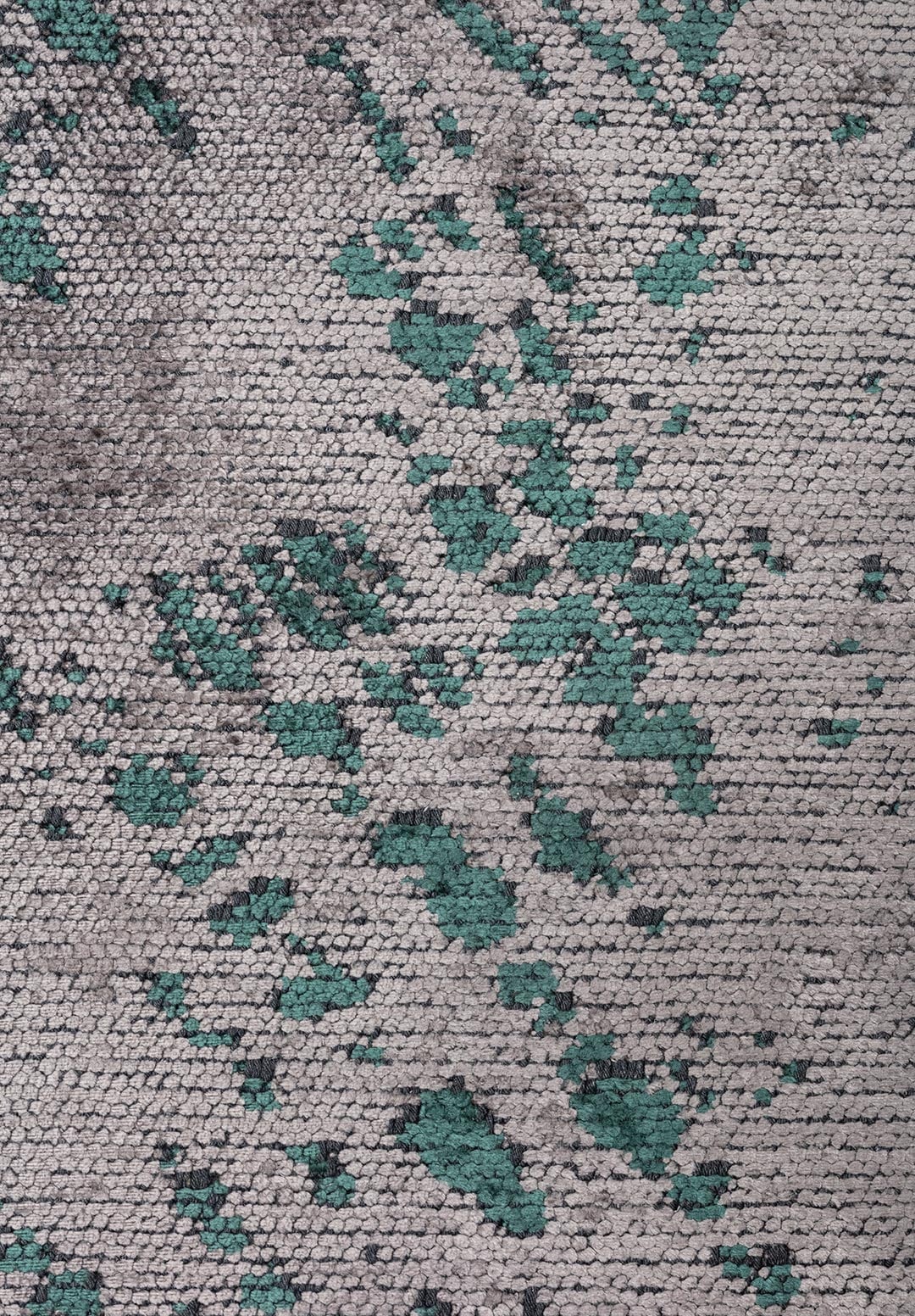 RUSTIC GREY - DARK GREEN RUG - 5