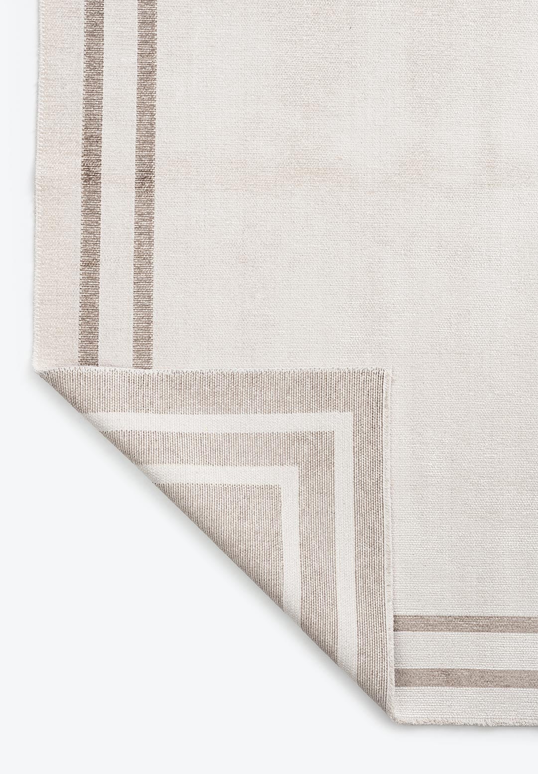 PARALLEL BORDER ECRU - NOUGAT RUG - 3
