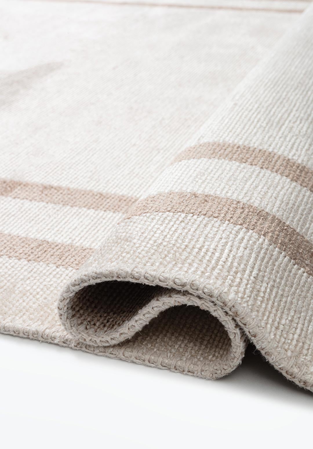 PARALLEL BORDER ECRU - NOUGAT RUG - 2