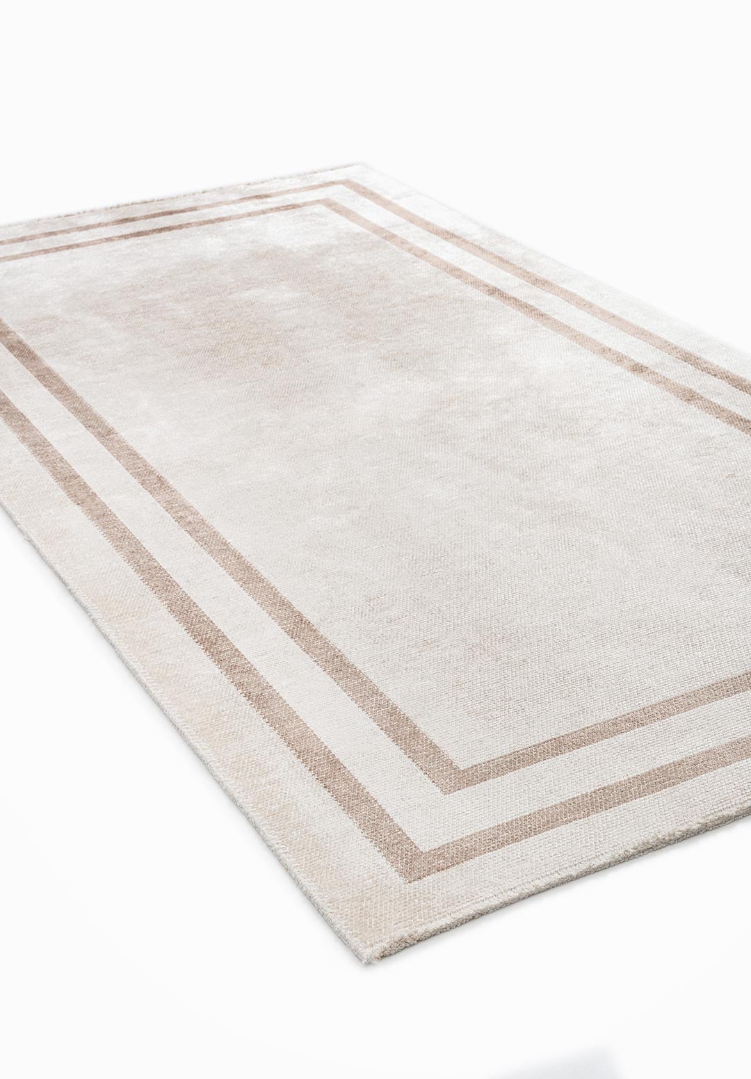 PARALLEL BORDER ECRU - NOUGAT RUG - 4
