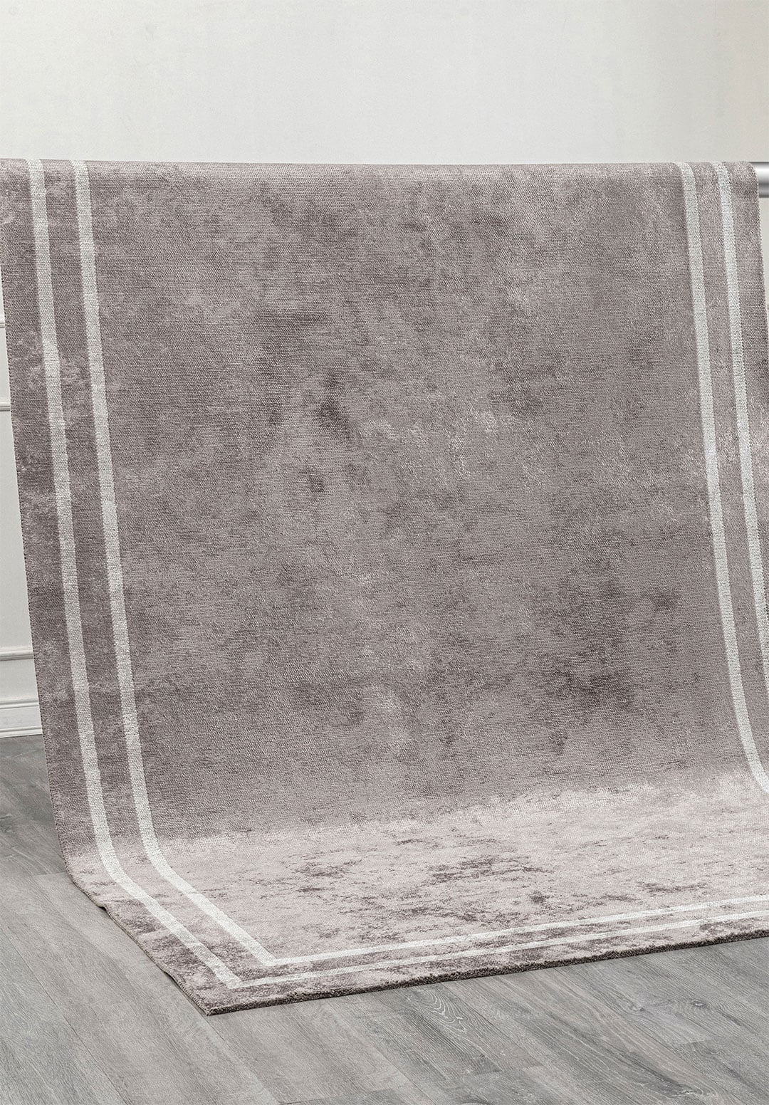 PARALLEL BORDER DARK GREY - LIGHT GREY RUG - 4