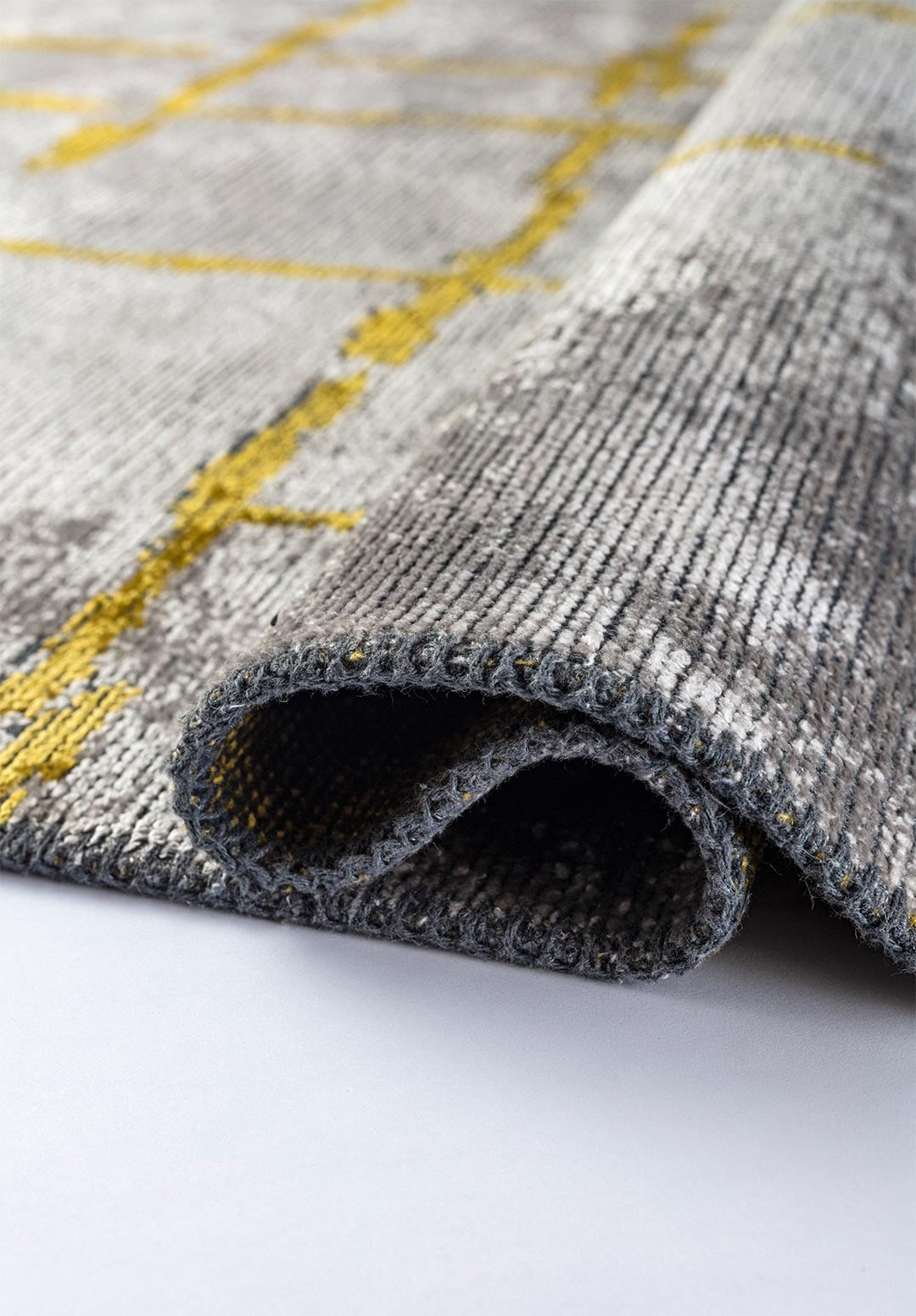 MARK YELLOW - LIGHT GREY RUG - 2