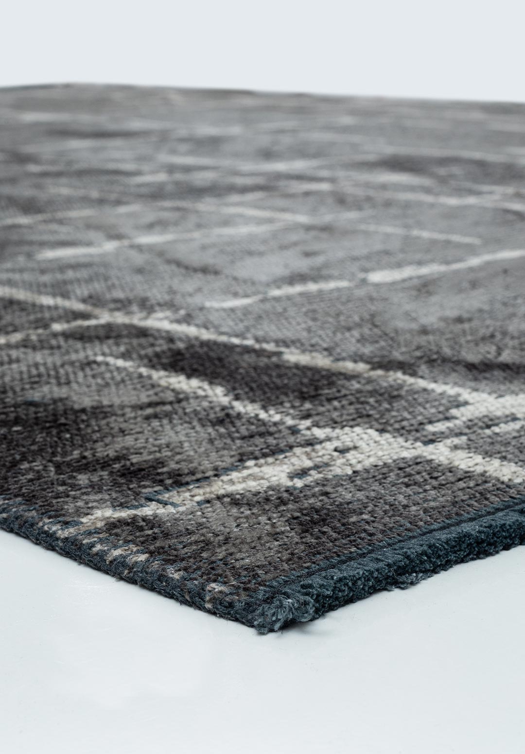 MARK LIGHT CREAM - ANTHRACITE RUG - 4