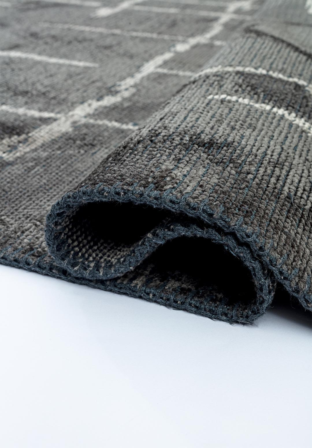 MARK LIGHT CREAM - ANTHRACITE RUG - 2