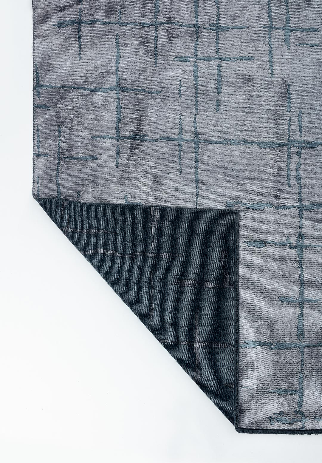 MARK BLUE - LIGHT GREY RUG - 3