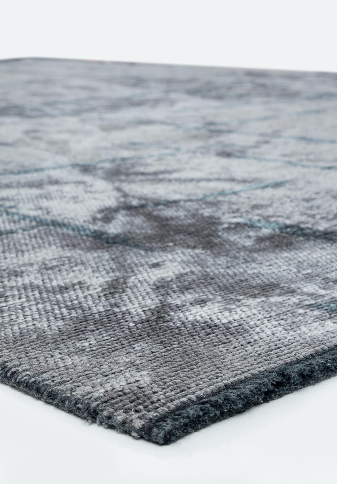 MARK BLUE - LIGHT GREY RUG - 4