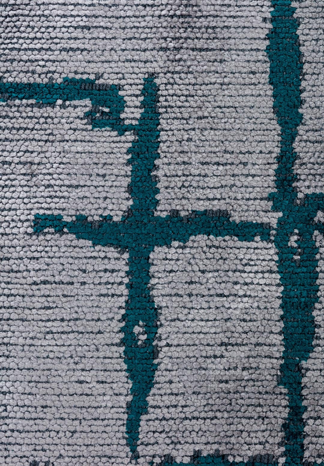MARK DARK TURQUOISE - LIGHT GREY RUG - 5