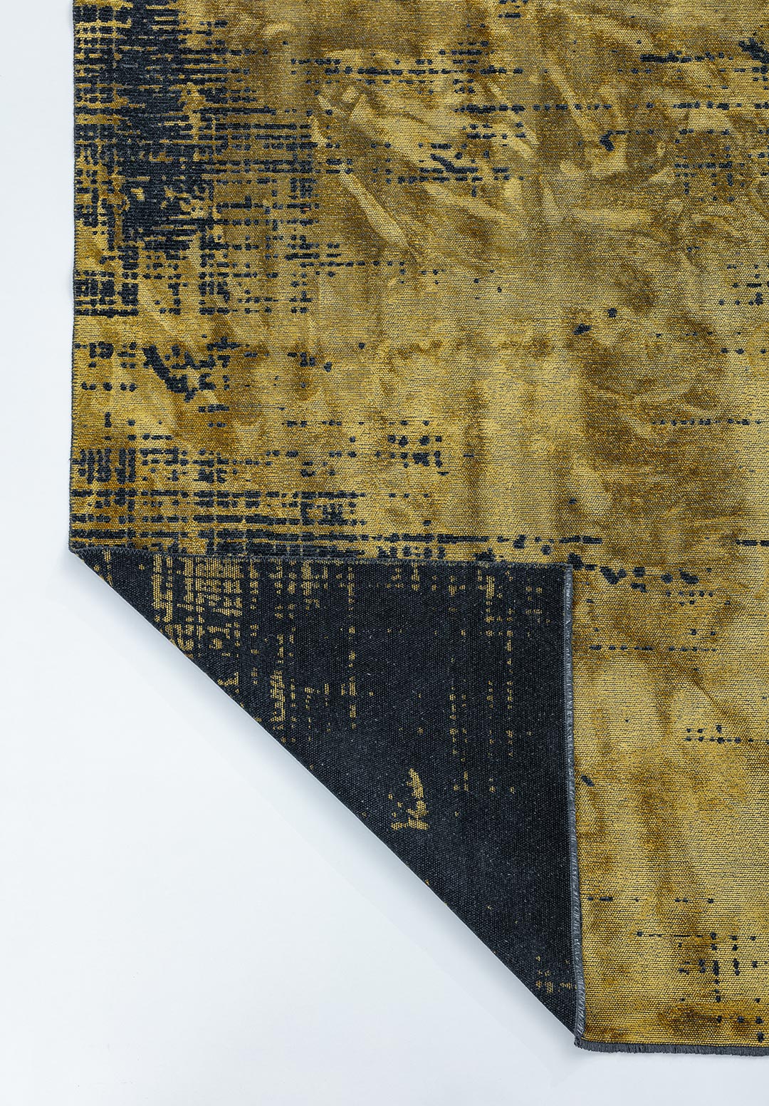 SPACE YELLOW - MATTE BLACK RUG - 3
