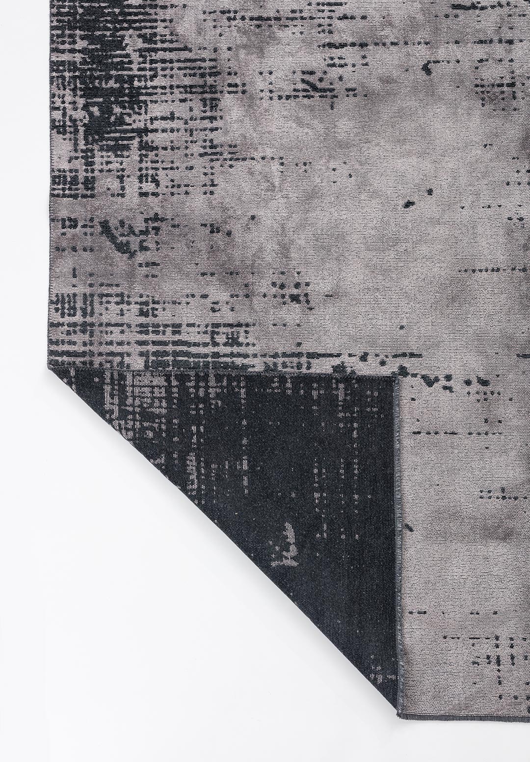 SPACE LIGHT GREY - MATTE BLACK RUG - 3
