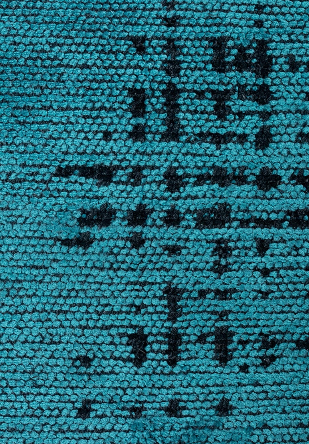 SPACE TURQUOISE - MATTE BLACK RUG - 5