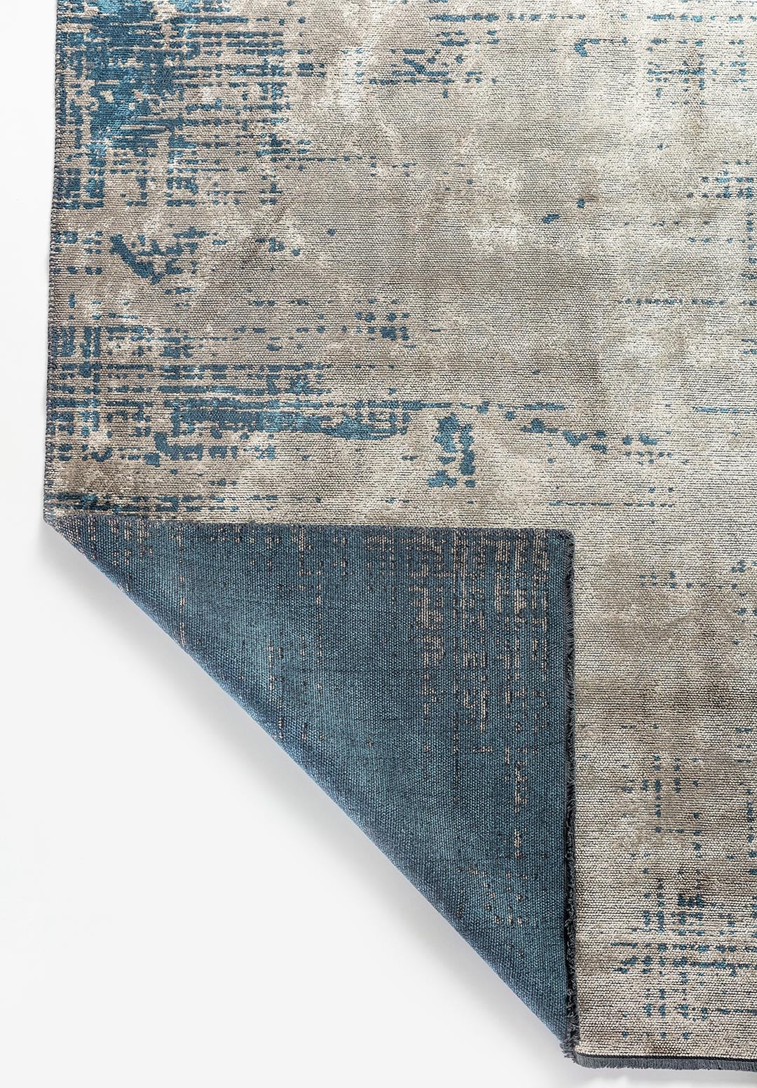SPACE BEIGE - PETROL RUG - 3