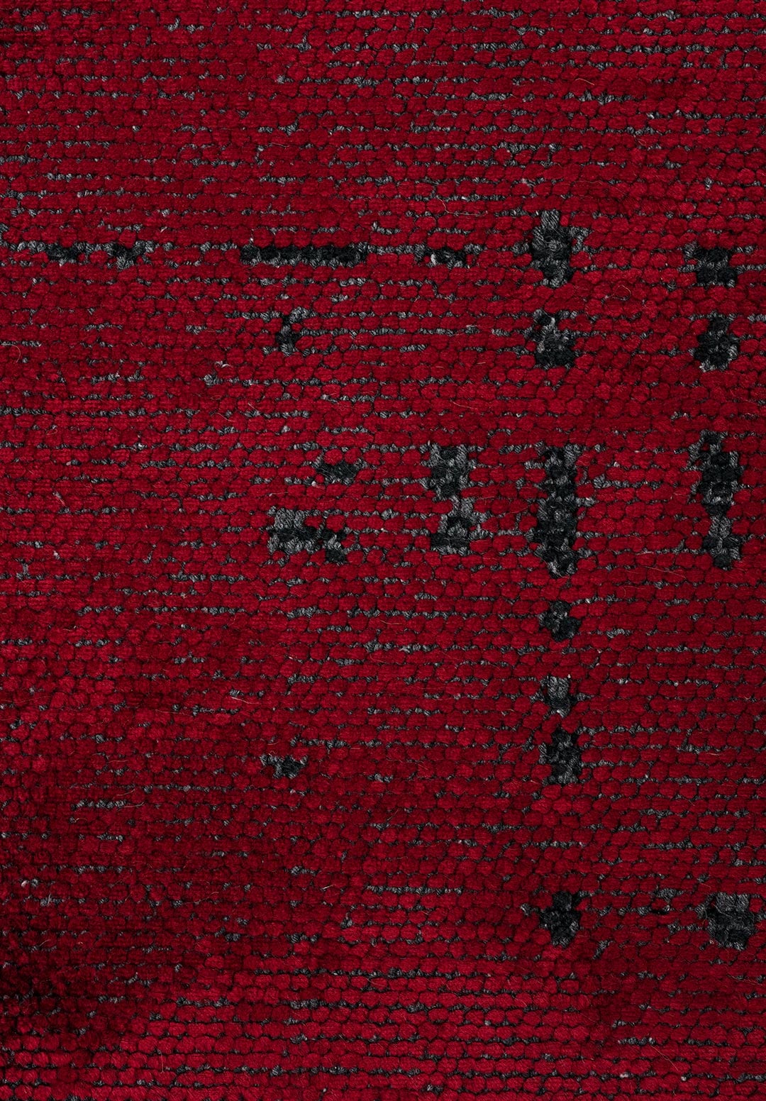 SPACE RED - MATTE BLACK RUG - 5