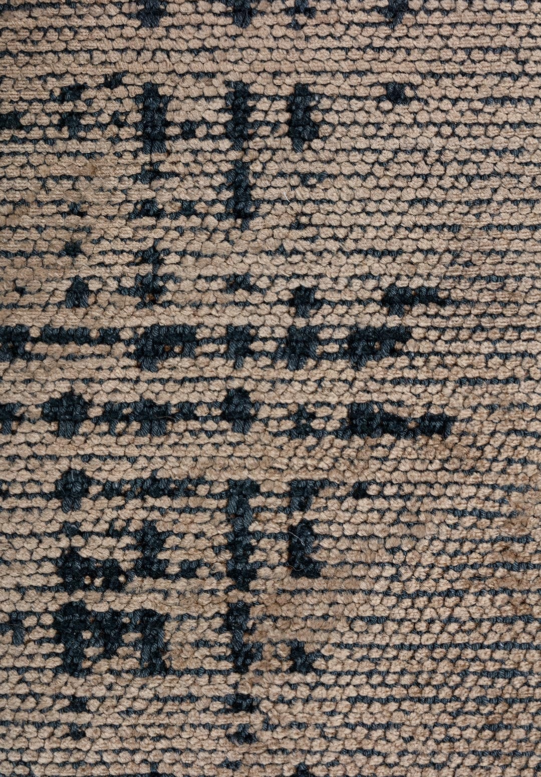 SPACE DARK BEIGE - MATTE BLACK RUG - 5