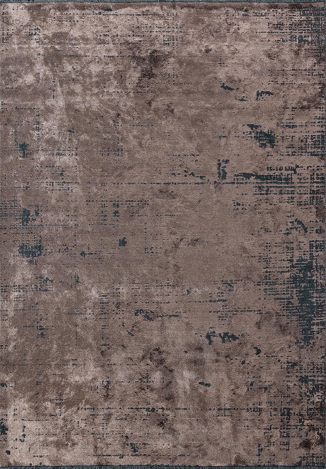 SPACE DARK MINK - MATTE BLACK RUG - 1