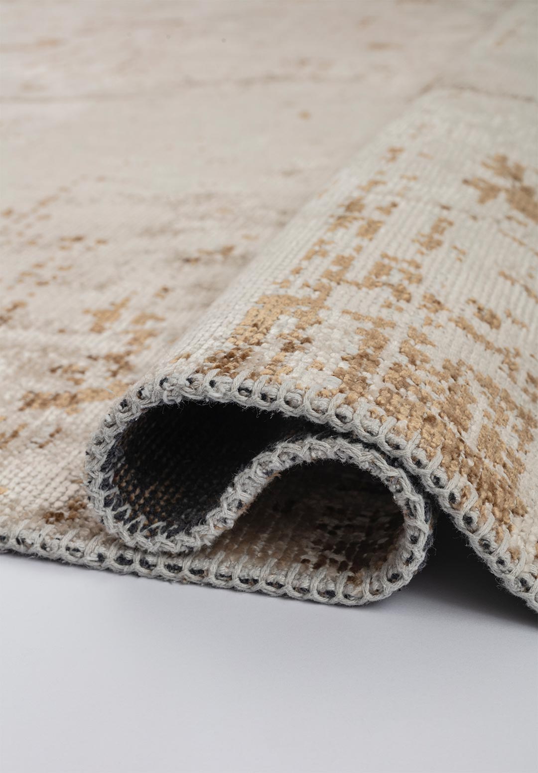 SPACE ECRU - DARK BEIGE RUG - 2