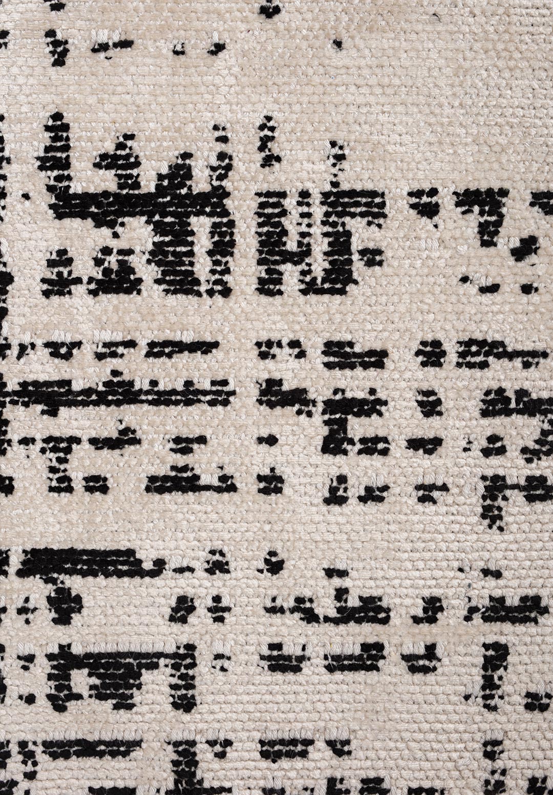 SPACE ECRU - BLACK RUG - 5