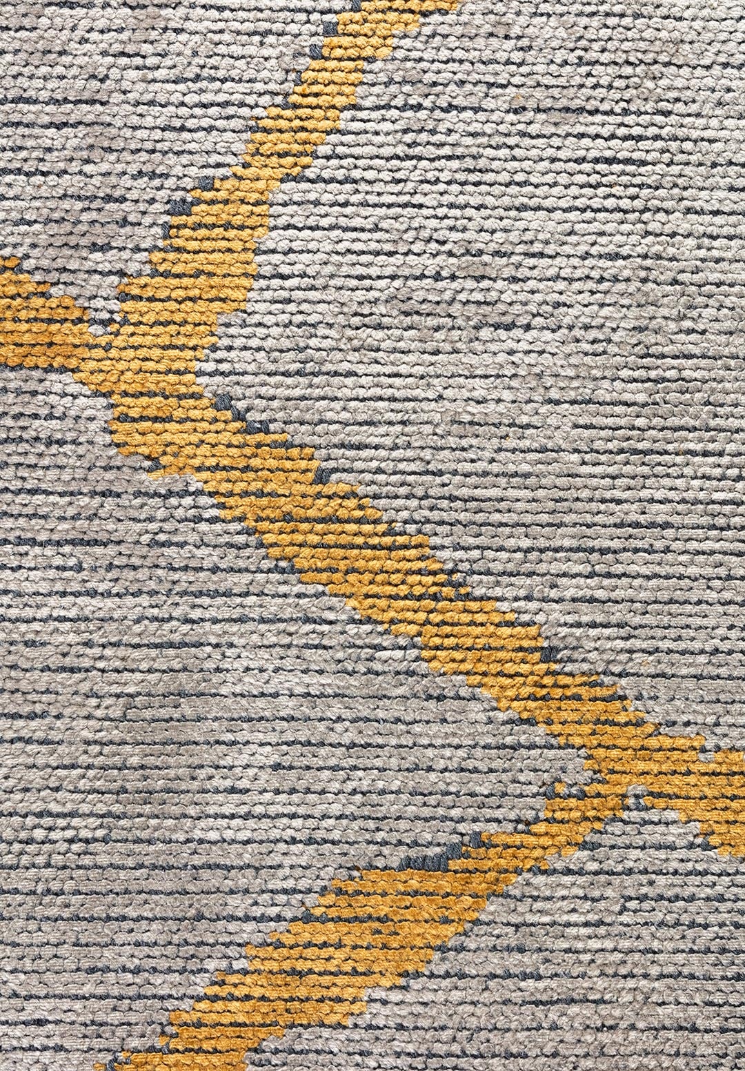 GRID BEIGE - MUSTARD RUG - 5