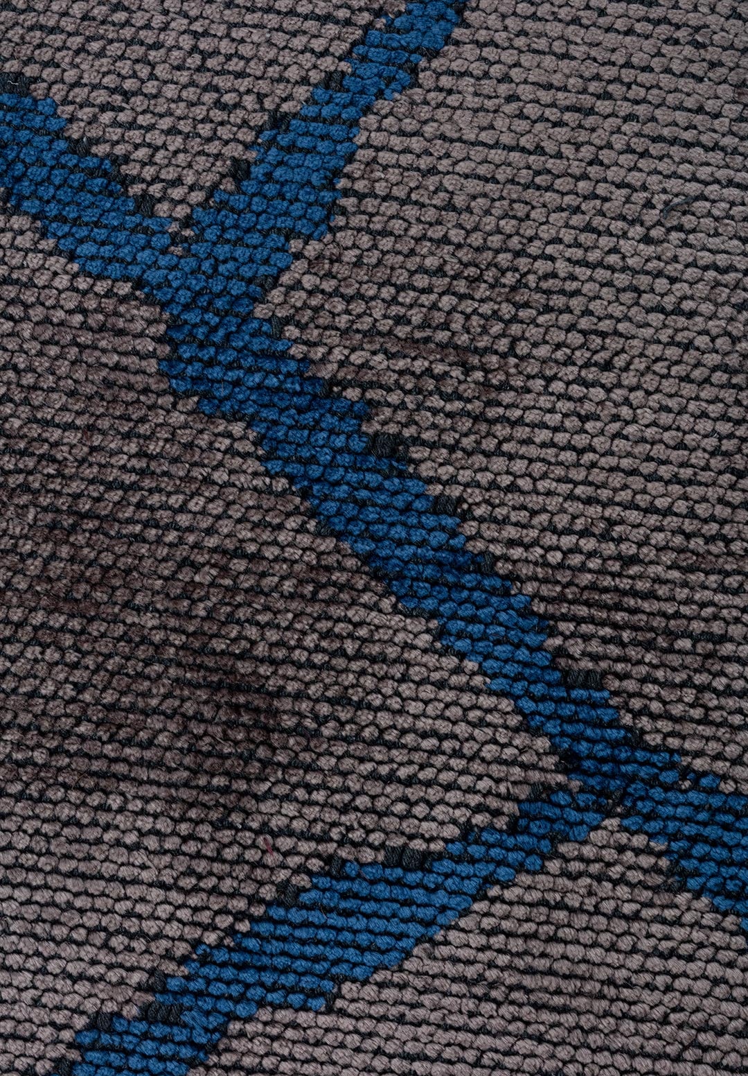 GRID DARK GREY - NAVY BLUE RUG - 5