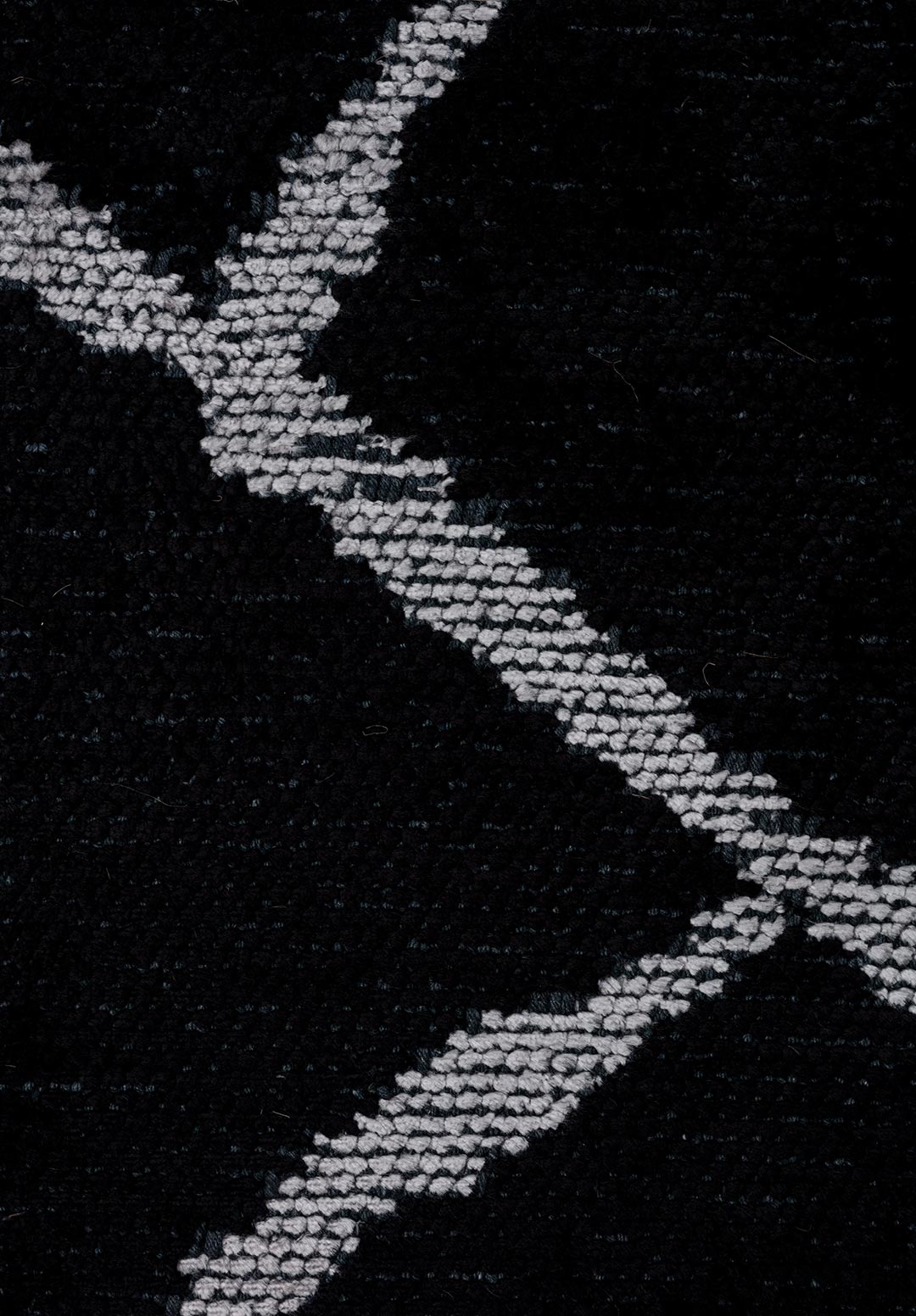 GRID BLACK - LIGHT GREY RUG - 5
