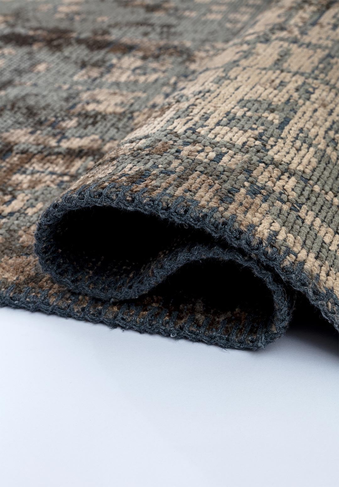PIXEL ANTHRACITE - DARK BEIGE RUG - 2