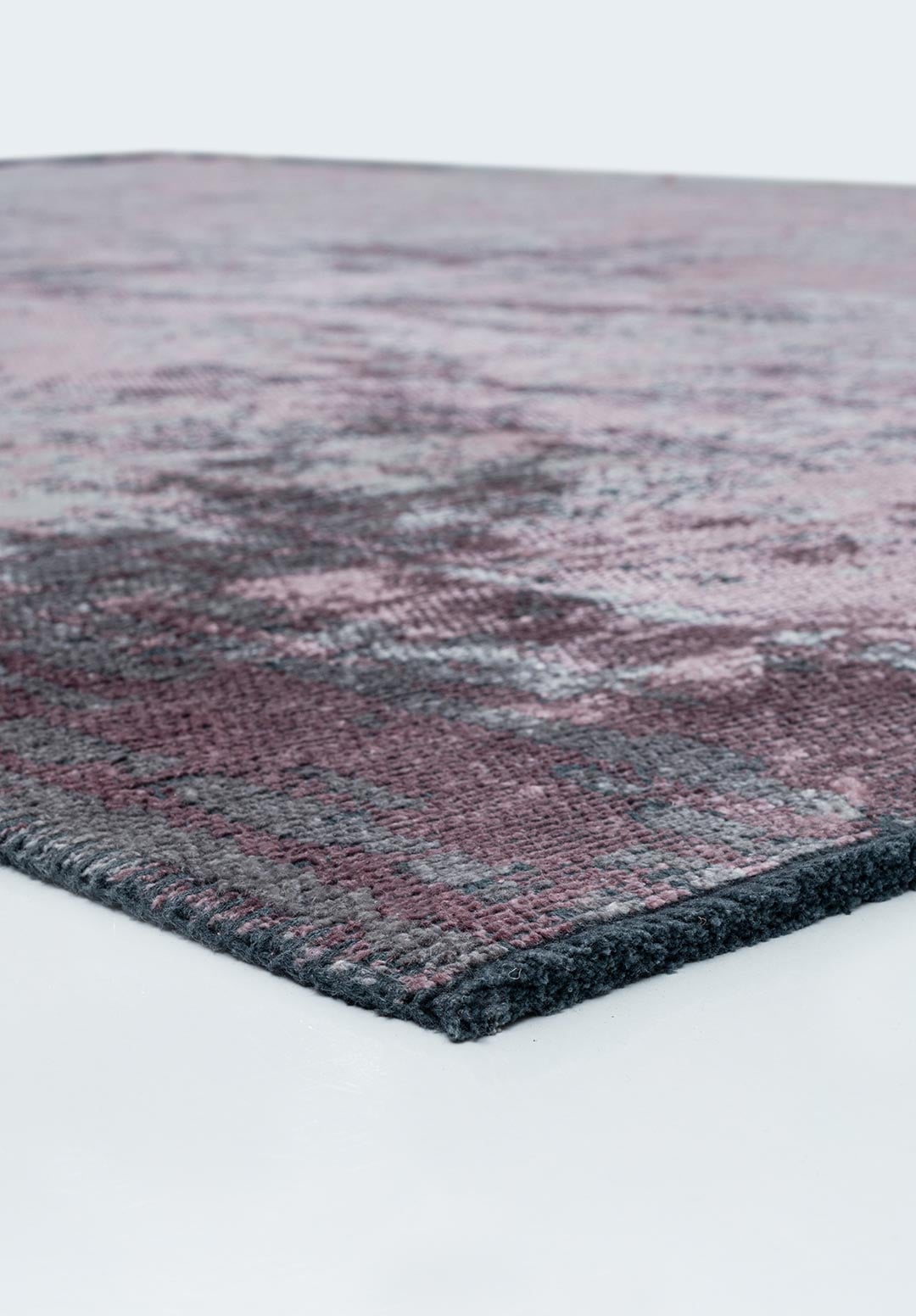 PIXEL DAMSON - LIGHT GREY RUG - 4