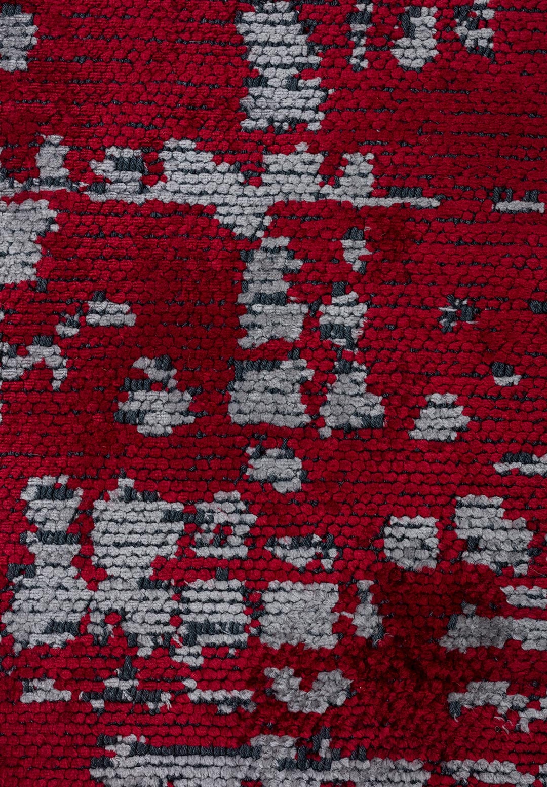 PIXEL RED - LIGHT GREY RUG - 5