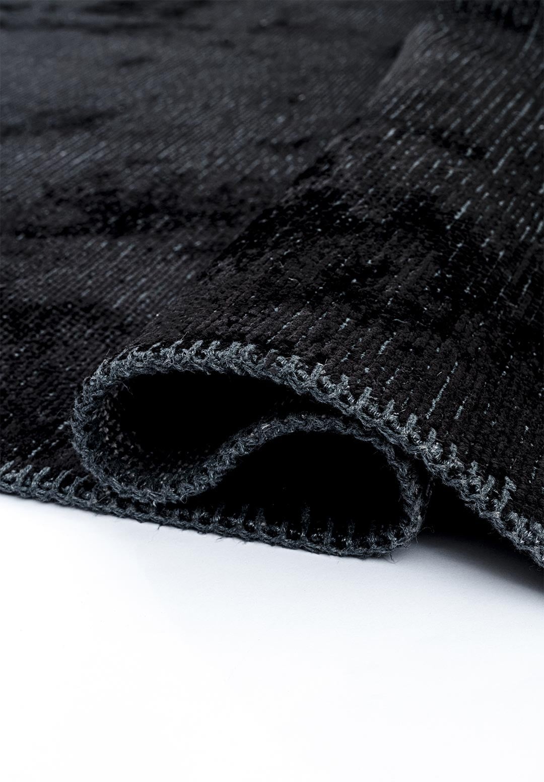 BARBER LIGHT GREY - BLACK RUG - 2