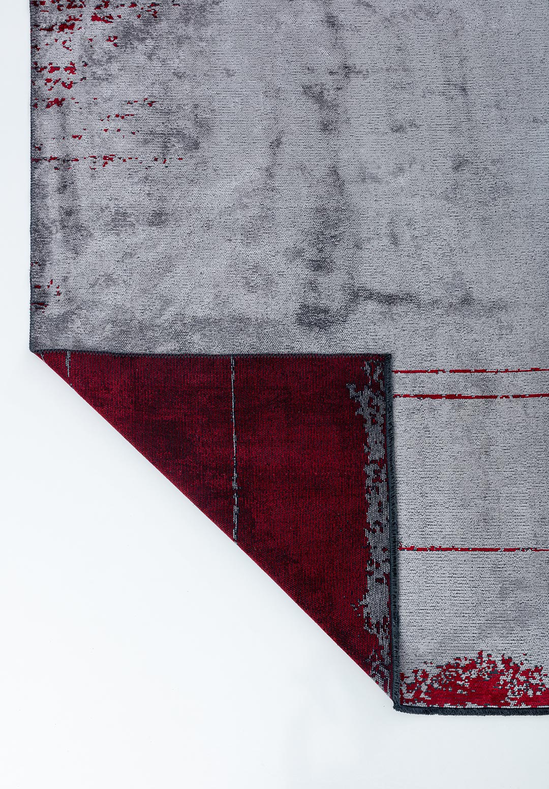 BARBER RED - LIGHT GREY RUG - 3