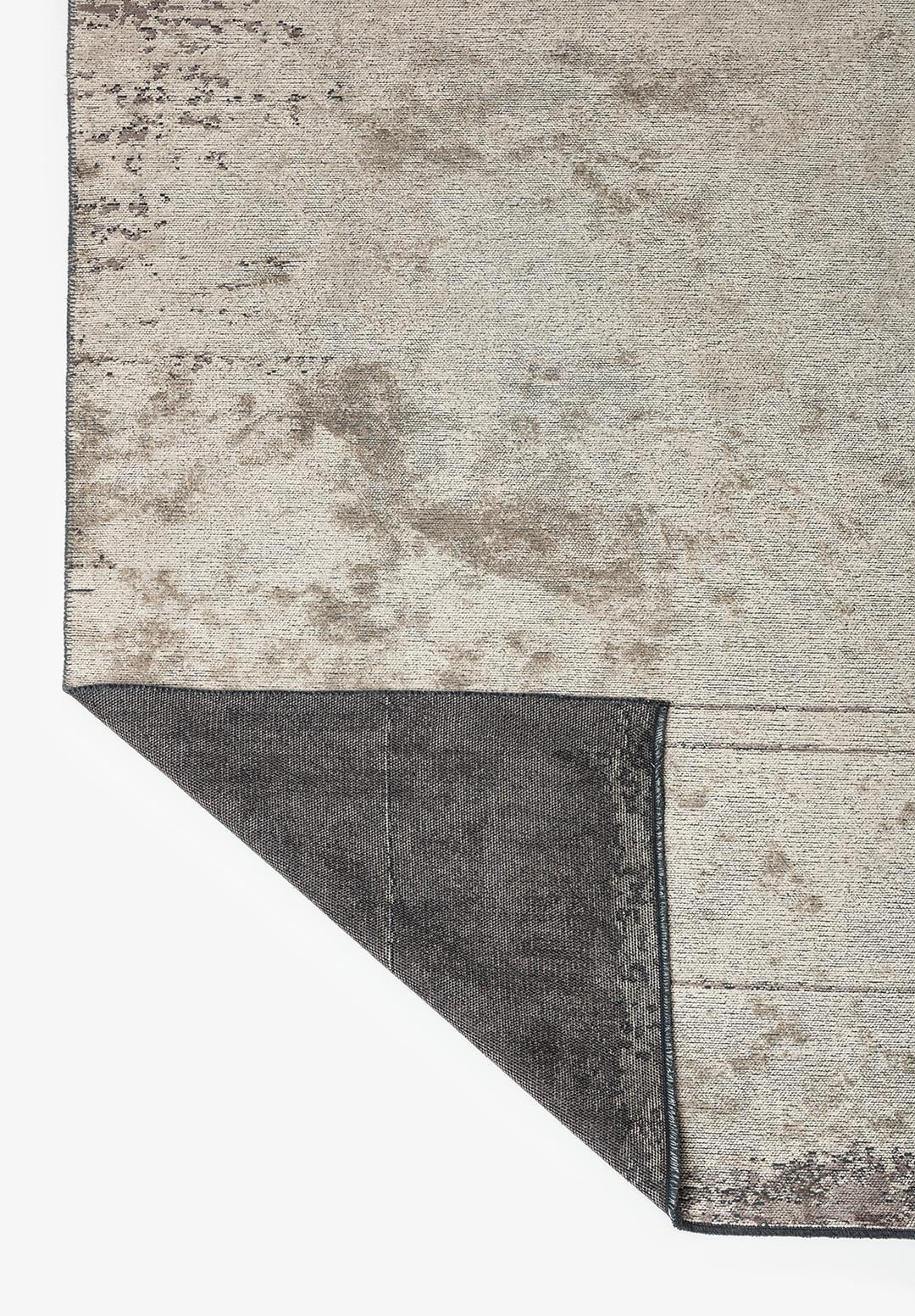 BARBER DARK GREY - CREAM RUG - 3