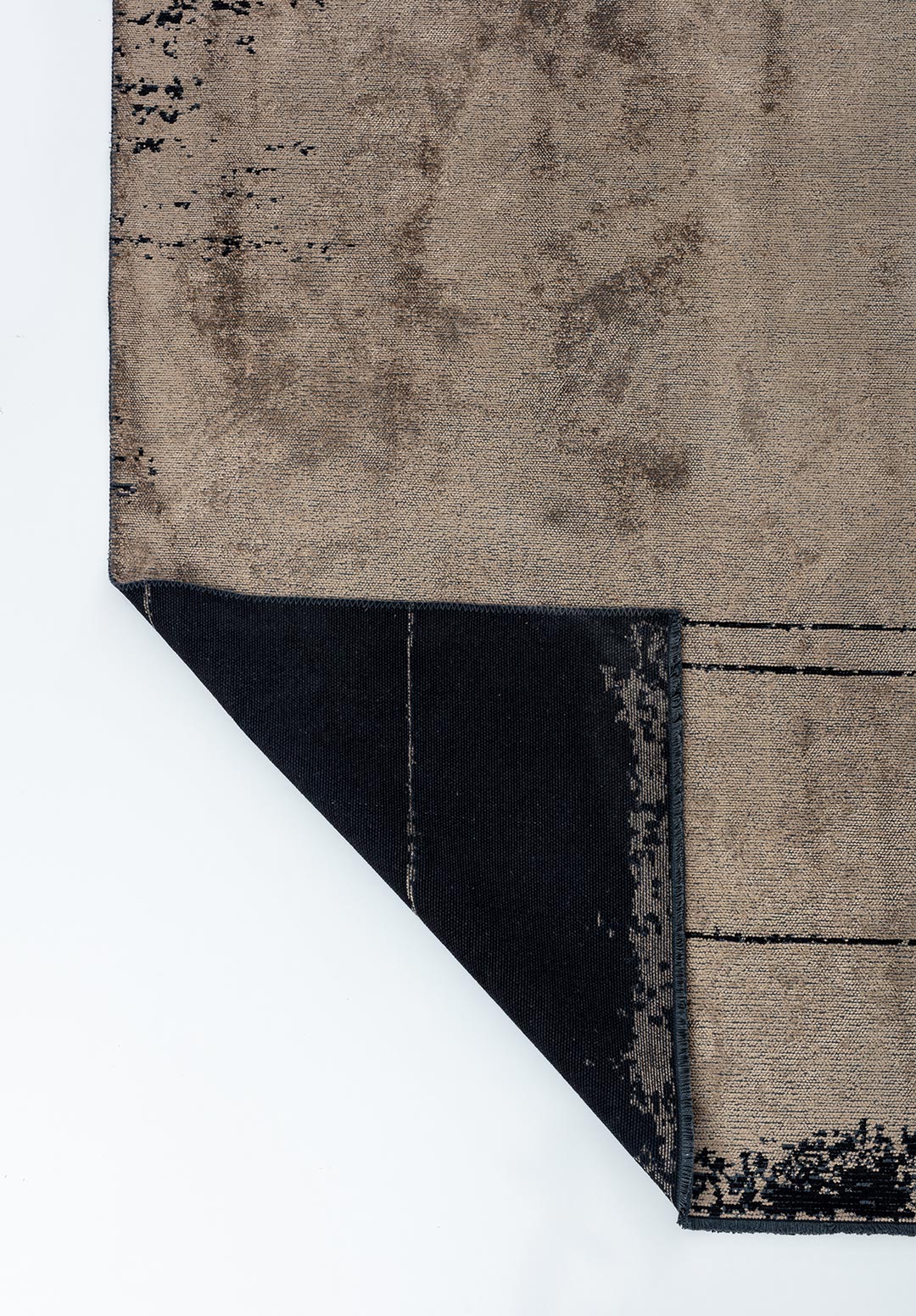 BARBER BLACK - DARK BEIGE RUG - 3