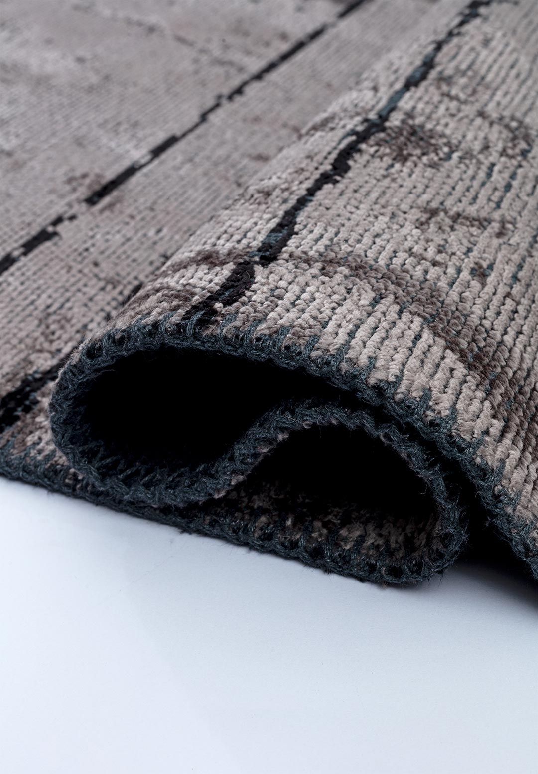 BARBER BLACK - DARK GREY RUG - 2