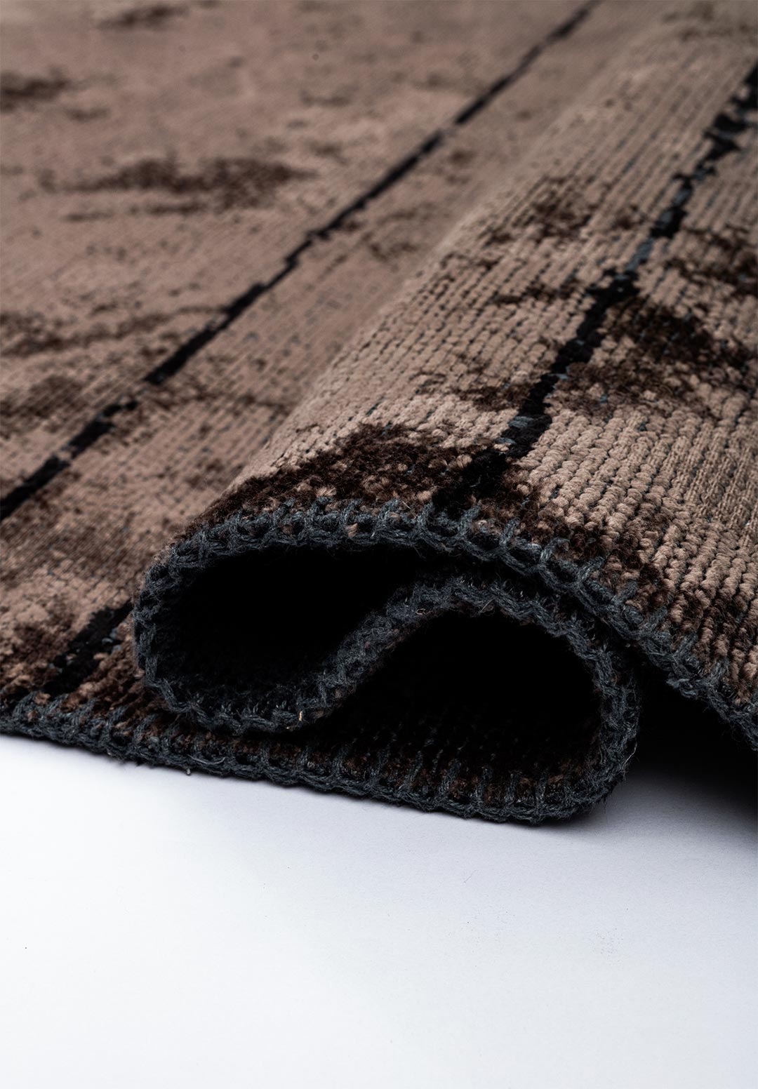 BARBER BLACK - DARK MINK RUG - 2