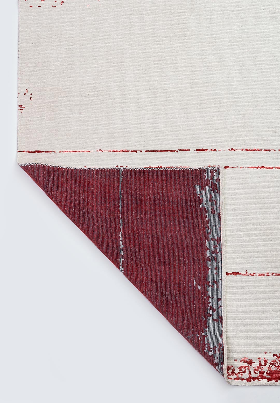 BARBER RED - ECRU RUG - 3