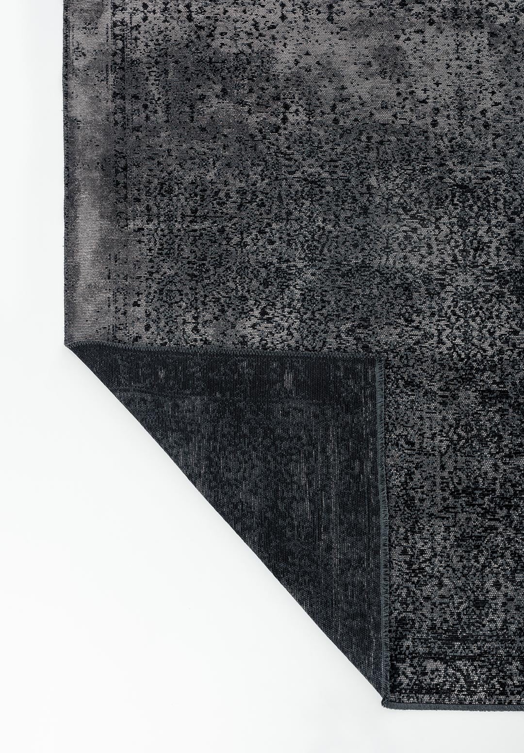HERITAGE DARK GREY - BLACK RUG - 3
