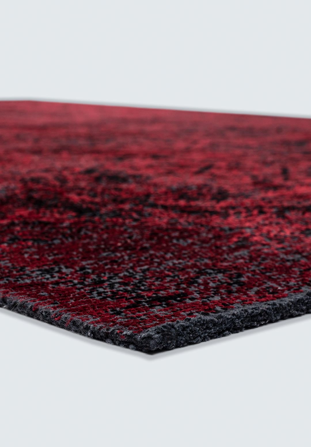 TILE BLACK - RED RUG - 4