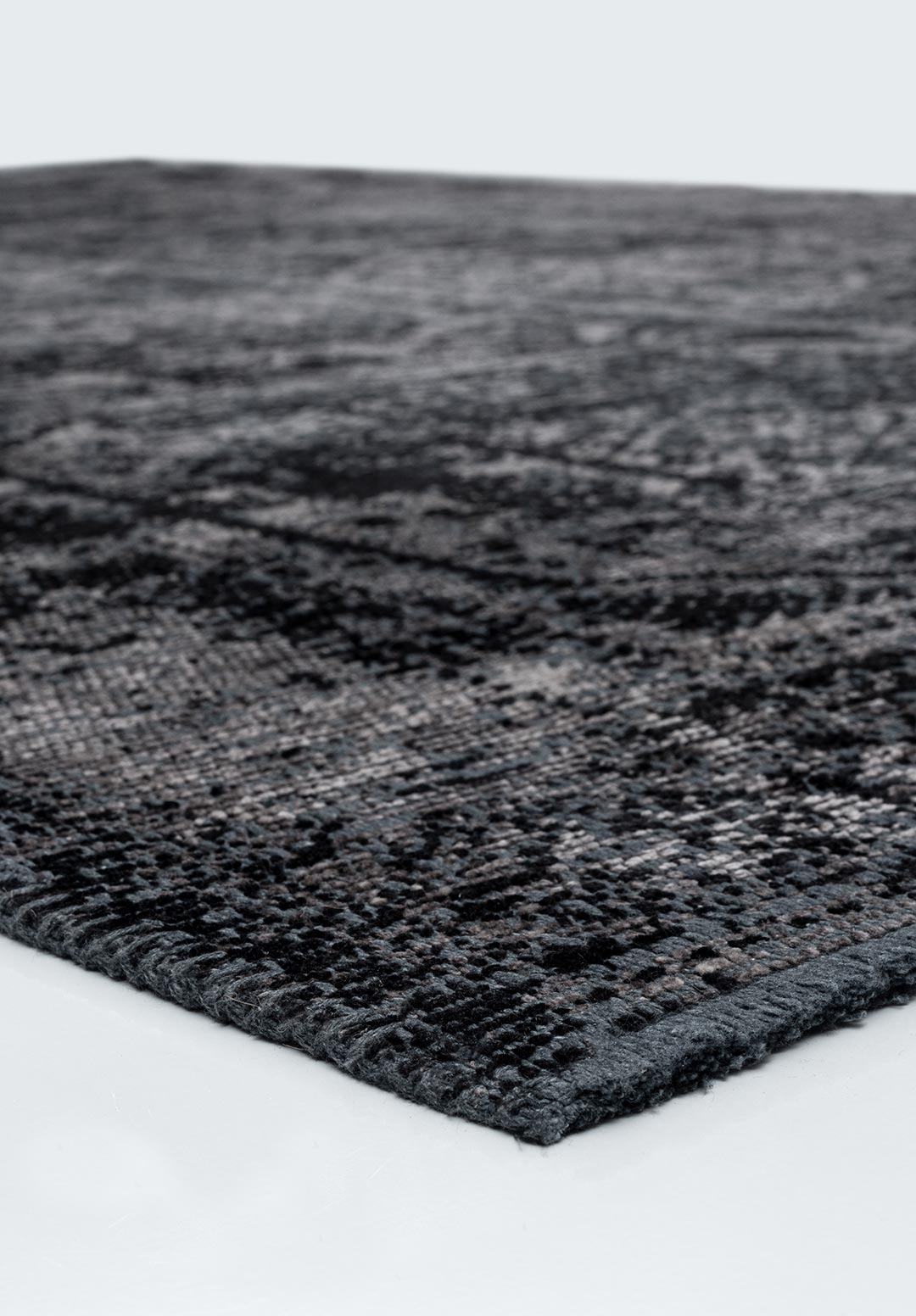 TILE BLACK - DARK GREY RUG - 4