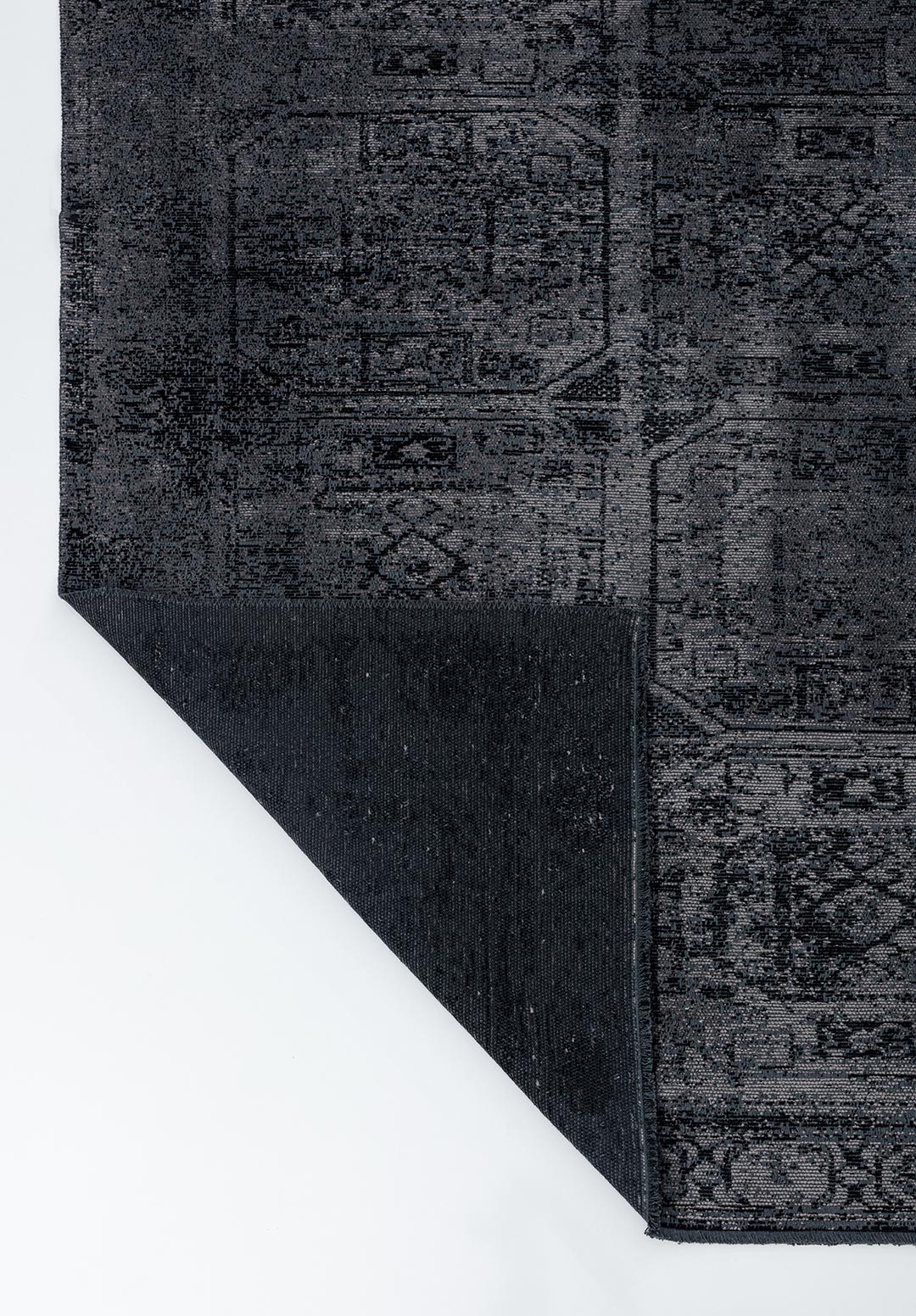 TILE BLACK - DARK GREY RUG - 3